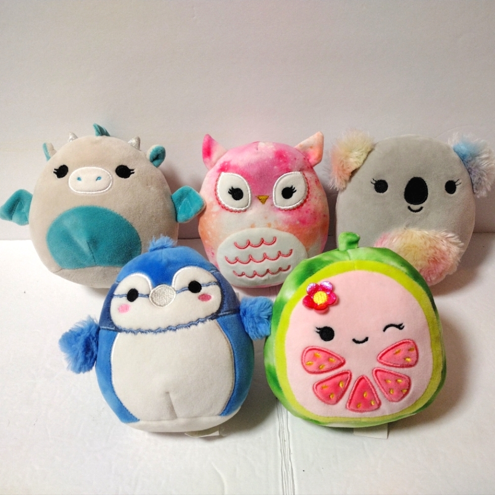 Bundle Lot of Squishmallows Kelly Toy Stuffed Animal Plush Toy 5"